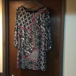Style&Co.  Size XL  Black & White Mini Dress